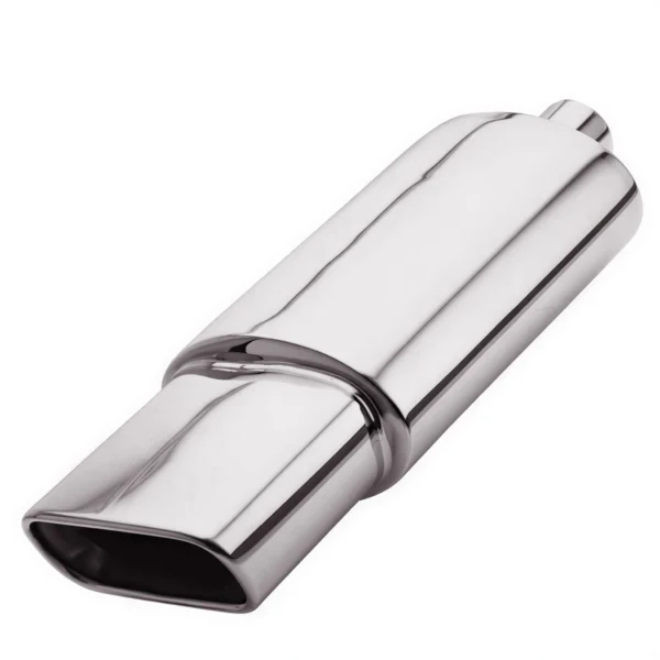 Прямоточний глушник Vitol НГ-0689 овальний з нержавіючої сталі