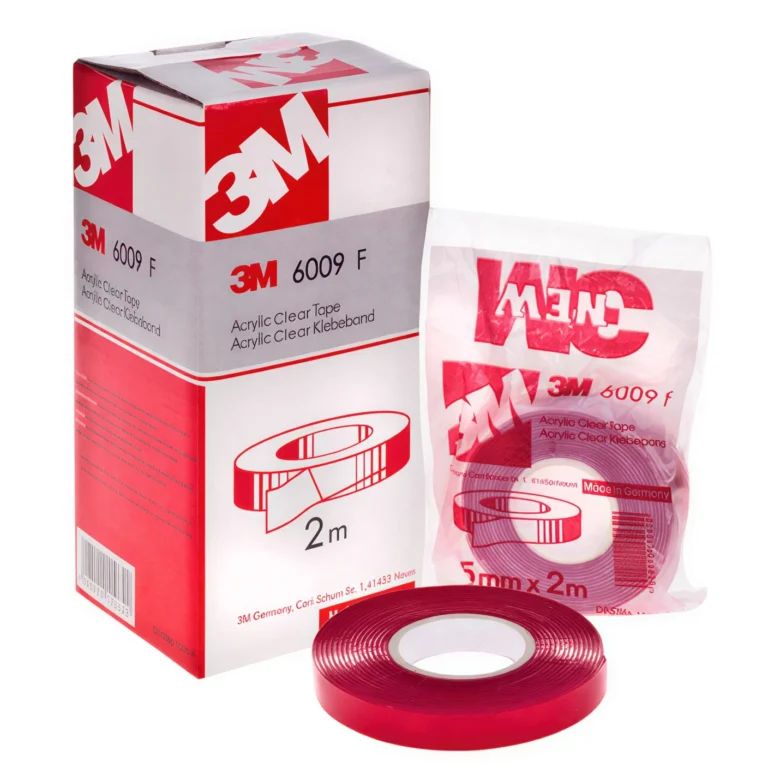 Стрічка двостороння 3M 6009F 12 мм × 5 м прозора акрилова