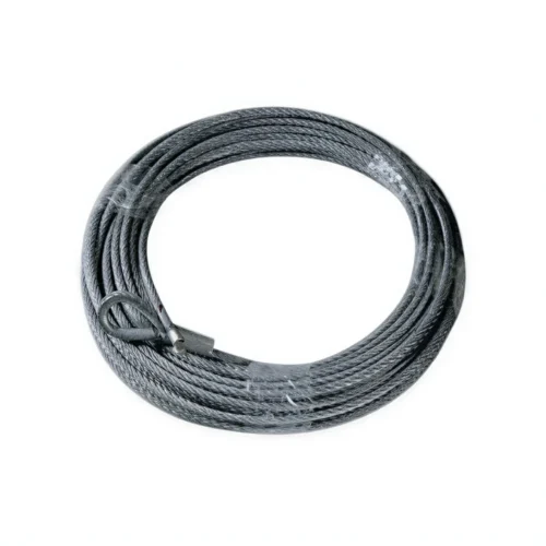 Трос сталевий для лебідки T-Max EW-12500 24V — 9,5 мм × 28,5 м