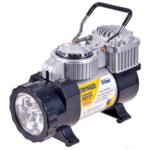 Компресор автомобільний "Торнадо" KA-T12220 150psi/15Amp/40л/прикур.+перехідник/ліхтар/Автостоп