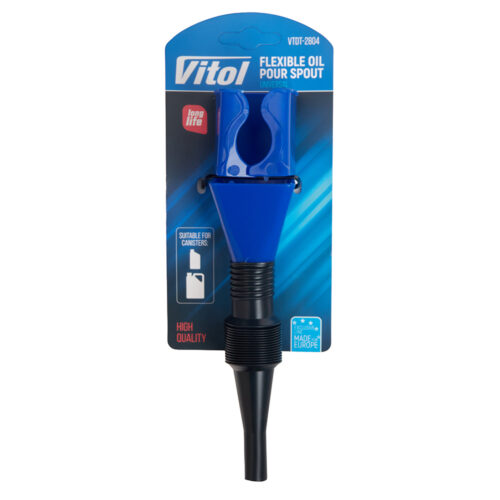 Лійка універсальна гнучка Vitol VTDT-2804, різьбова, для оливи та технічних рідин - Зображення 5