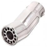 Насадка на глушник Vitol НГ-0624 Ø64/76 мм кутова нержавіюча