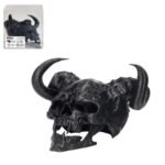 Захисний ковпачок фаркопа "Череп з рогами чорний"