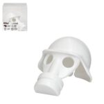 Захисний ковпачок фаркопа «Протигаз білий маленький»