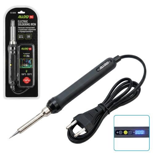 Паяльник Alloid Pro 80 Вт з керамічним нагрівачем і LCD-дисплеєм