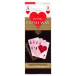 Ароматизатор сухий "листочок" Fresh Way  Fresh Way / "Four of a kind ACES" Heart (100/1200)