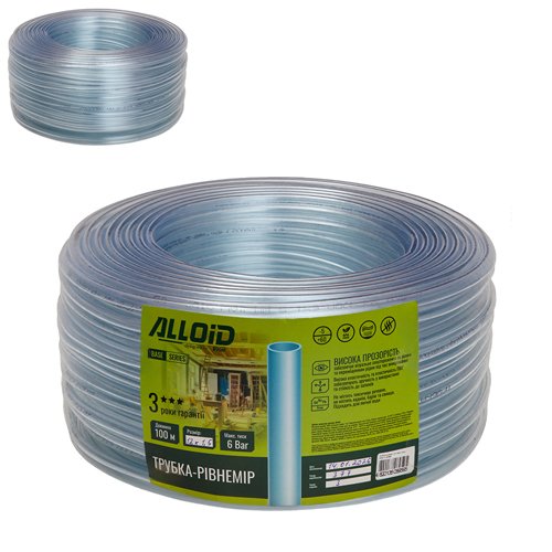 Трубка-рівнемір гідравлічна Alloid 12×1,5 мм 100 м TL-67689