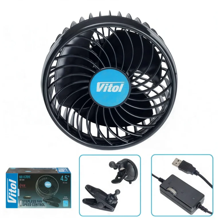 Вентилятор HX-U701E 4.5" USB 5V 4W з плавним регулюванням