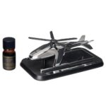 Багаторазовий ароматизатор гелікоптер на сонячній батареї з вказівником номеру телефона (GZKT-34)