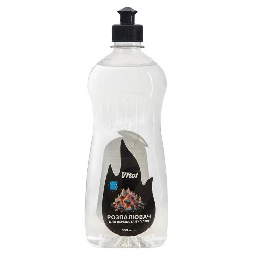 Розпалювач вогню Vitol 500 мл для вугілля, дров та брикетів