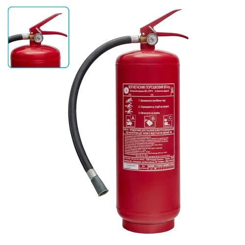 Вогнегасник порошковий Хлодар-Техсоюз ОП-6 з манометром 6 кг